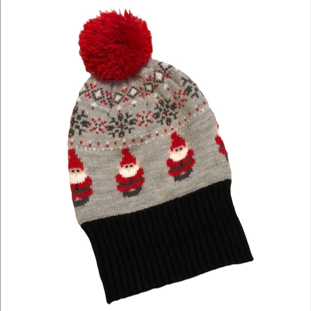 Aeropostale kid Chistmas beanie hat Santa design